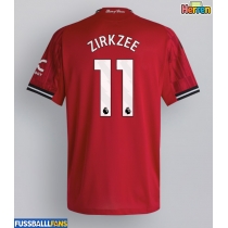Manchester United Joshua Zirkzee #11 Heimtrikot 2025-26 Kurzarm